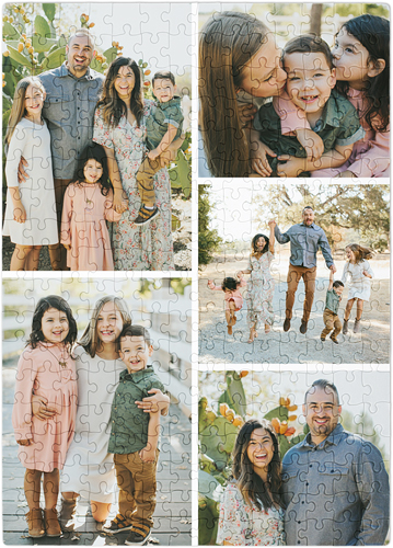 Gallery of Five Portrait Puzzle, Puzzle Board, 252 pieces, Rectangle, Puzzle, Multicolor, multi