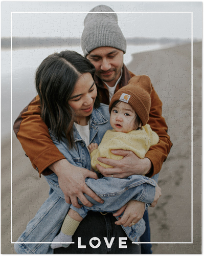 Bold Love Border Puzzle, Puzzle Board, 520 pieces, Rectangle, Puzzle, White, white