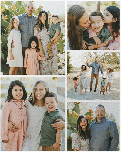 Gallery of Five Portrait Puzzle, Puzzle Board, 520 pieces, Rectangle, Puzzle, Multicolor, multi