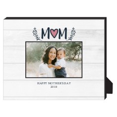 rustic mothers day personalized frame