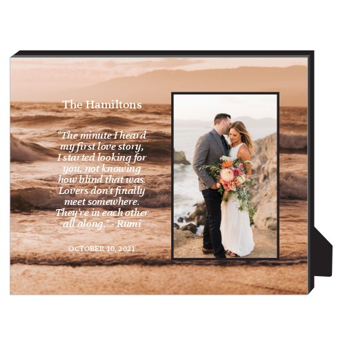 Photo Gallery Landscape Personalized Frame, - Photo insert, 8x10, Multicolor