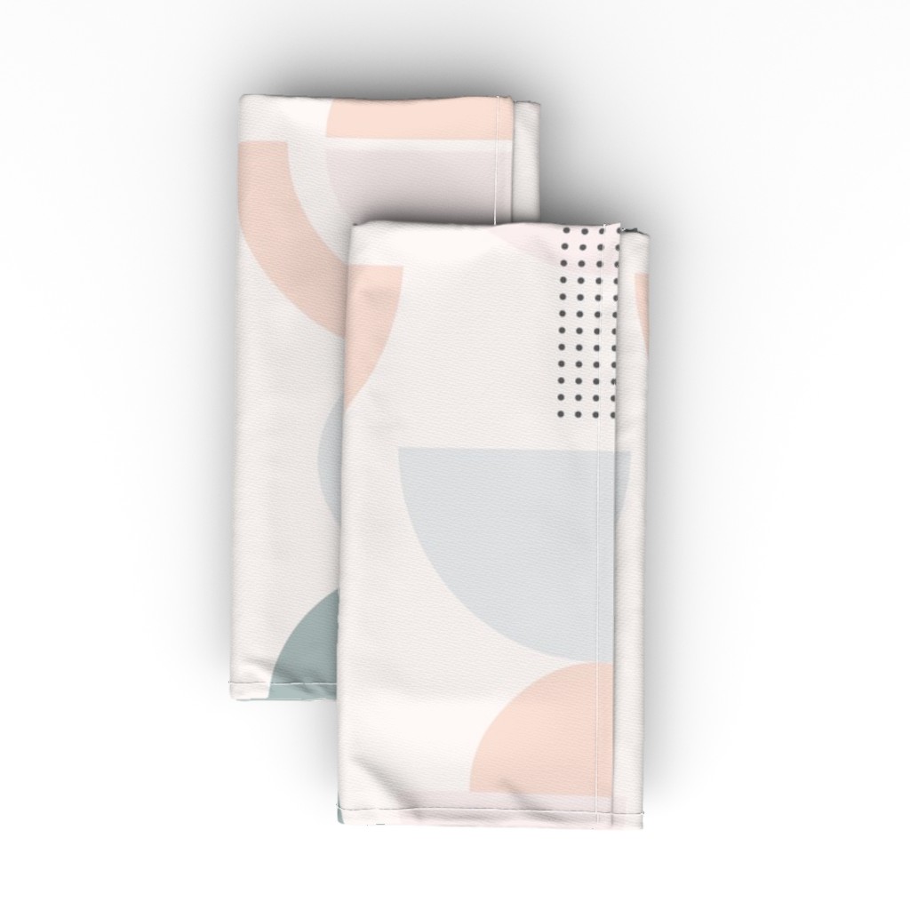 Isla Geo - Multi Cloth Napkin, Longleaf Sateen Grand, Multicolor