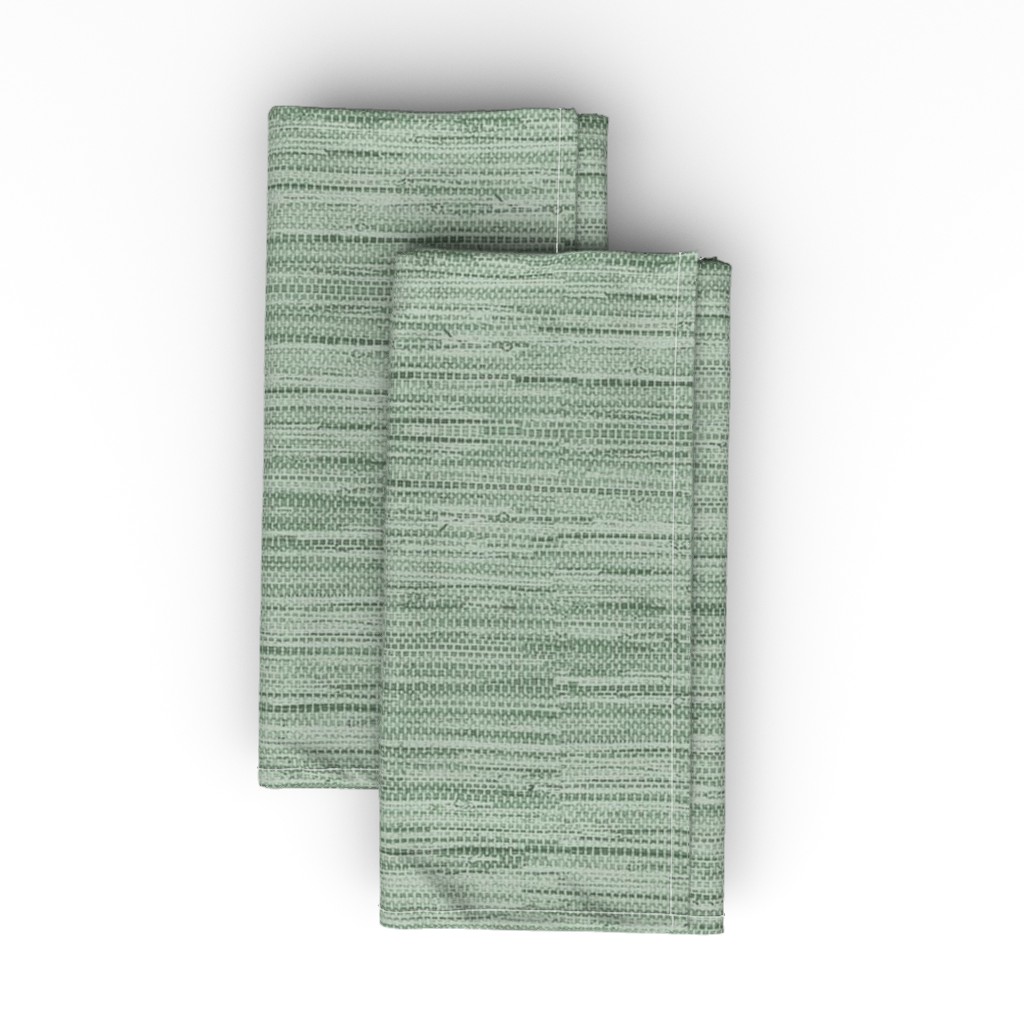 Grasscloth Cloth Napkin, Longleaf Sateen Grand, Green