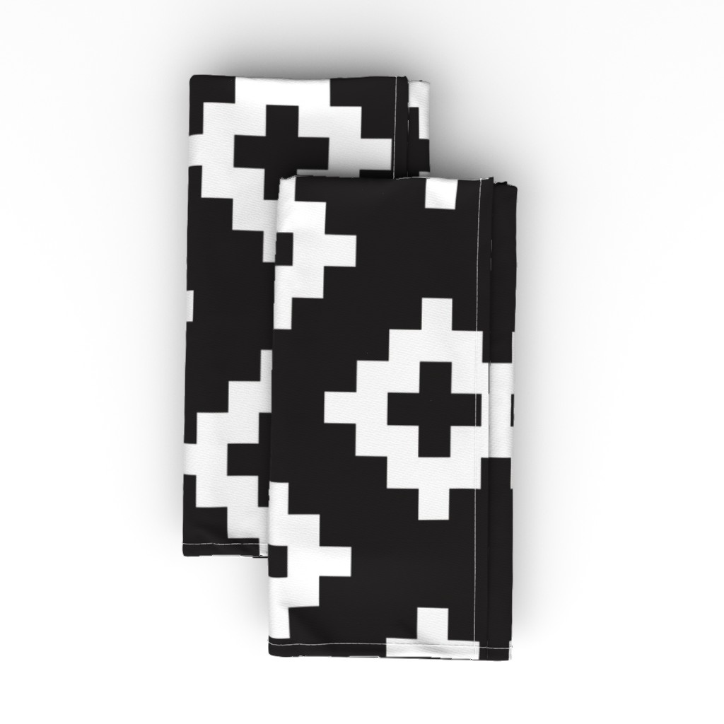 Southwest Sun Elements - Black and White Cloth Napkin | Shutterfly