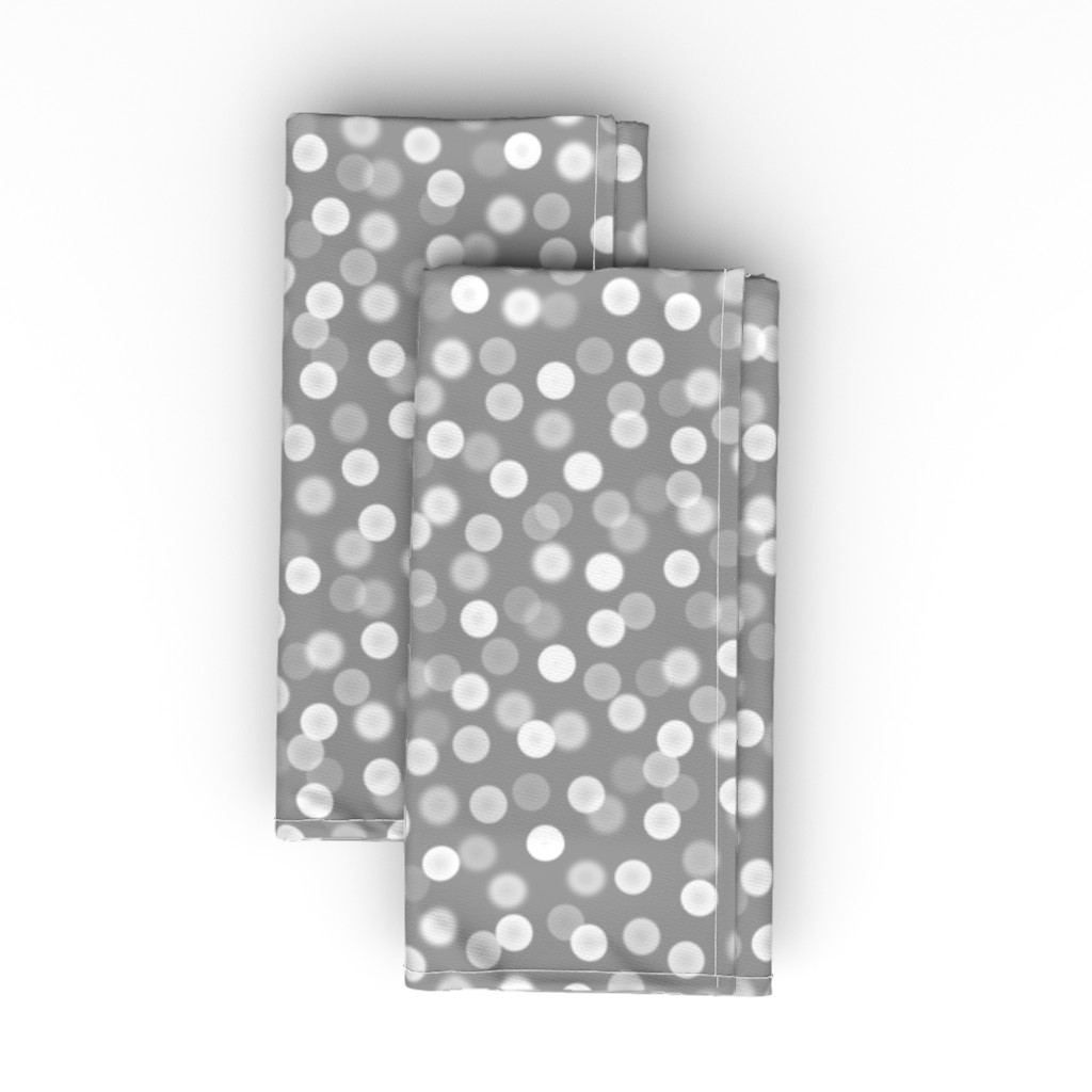 Bokeh Polka Dot Christmas Lights Cloth Napkin | Shutterfly