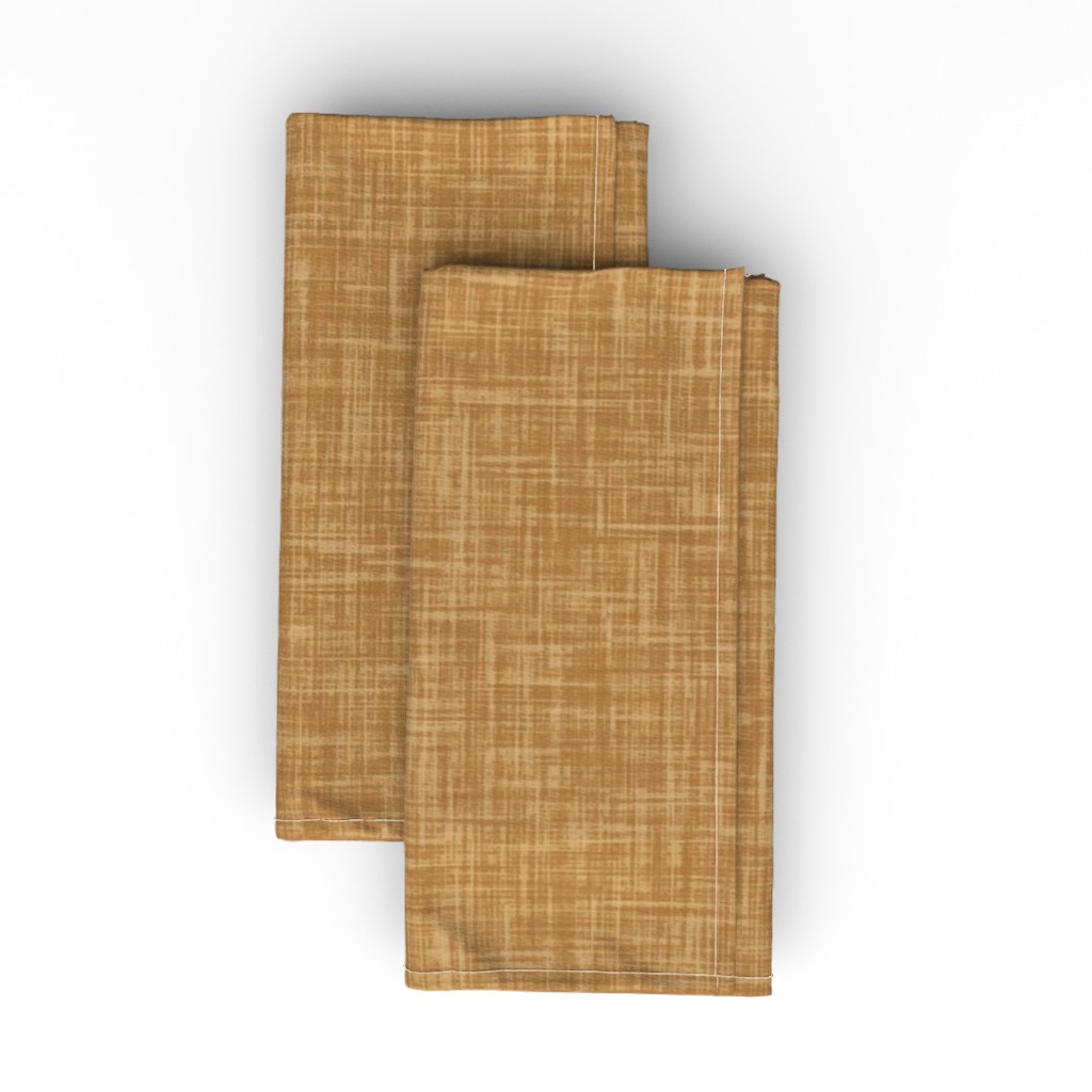 Vintage Linen Cloth Napkin, Longleaf Sateen Grand, Brown