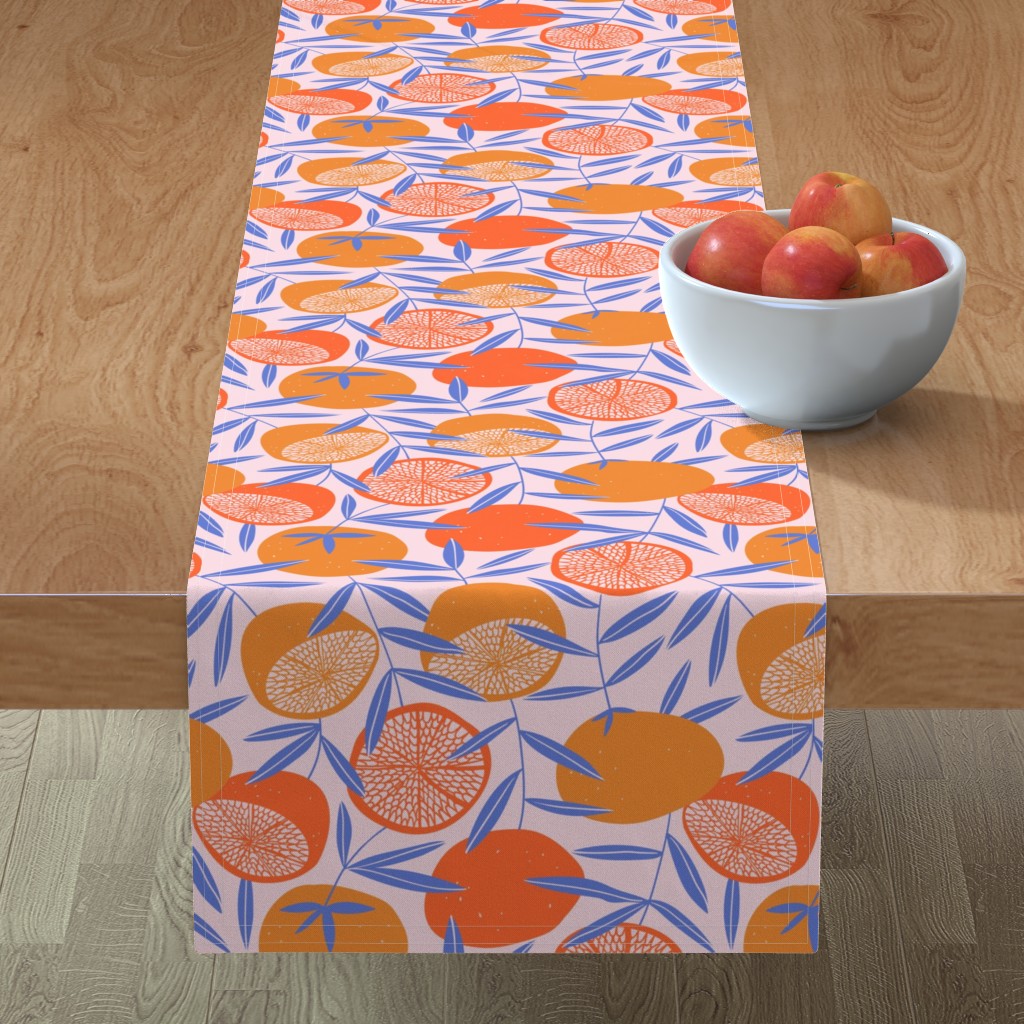 Pop Art Grapefruits - Multi Table Runner, 90x16, Orange