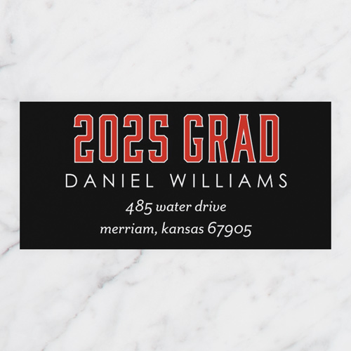 Dignified Disciple Address Label, Black, Address Label, Matte, Black