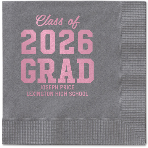 Custom Napkins For Graduation Dessert Tables