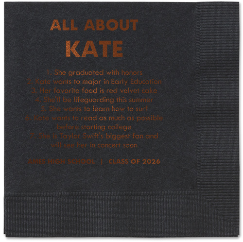 All About Napkin, Brown, Black, mocha