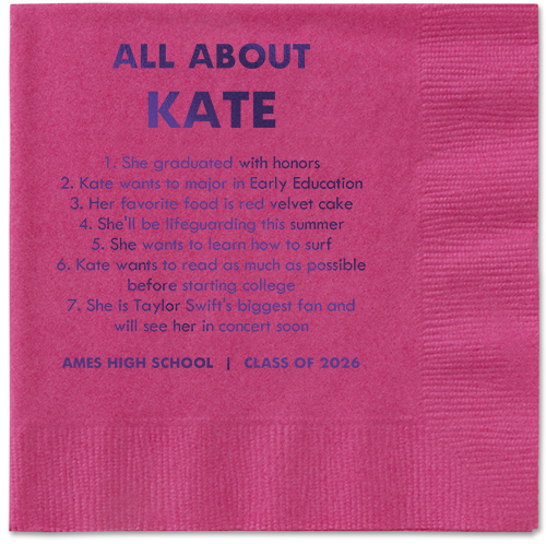 All About Napkin, Purple, Magenta, purple