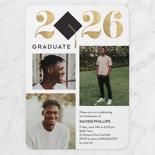 Stylish MBA Graduation Invitation