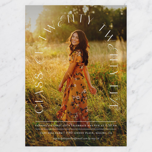 Trendy Graduation Invitation