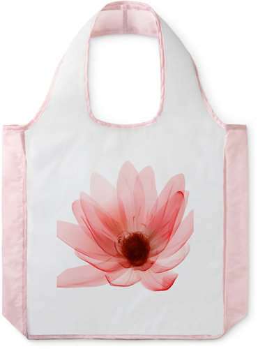 Pink Floral Reusable Shopping Bag, Blush, Multicolor