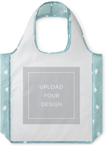 Upload Your Own Design Reusable Shopping Bag, Floral, Multicolor