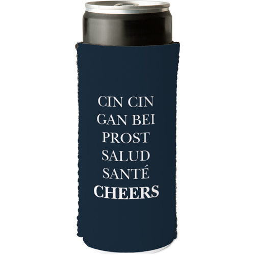Global Cheers Slim Can Cooler, Slim Can Cooler, Multicolor