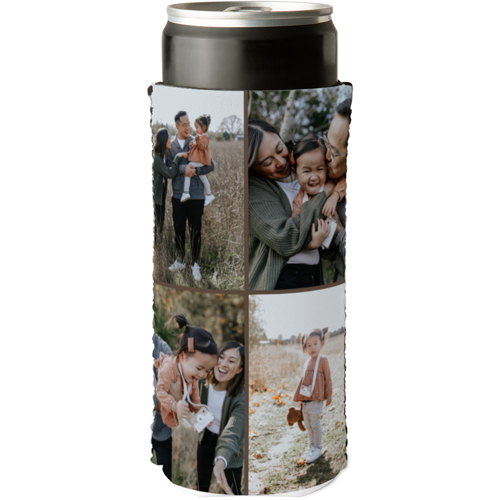 Gallery of Four Grid Slim Can Cooler, Slim Can Cooler, Multicolor, multi