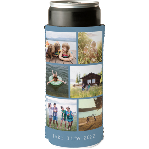 Gallery of Six Slim Can Cooler, Slim Can Cooler, Multicolor