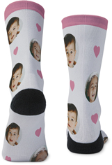  ShineSand Custom Face Socks with Picture, Personalized Socks  with Photo Customized Unisex Funny Crew Sock Gifts for Men Women :  Clothing, Shoes & Jewelry