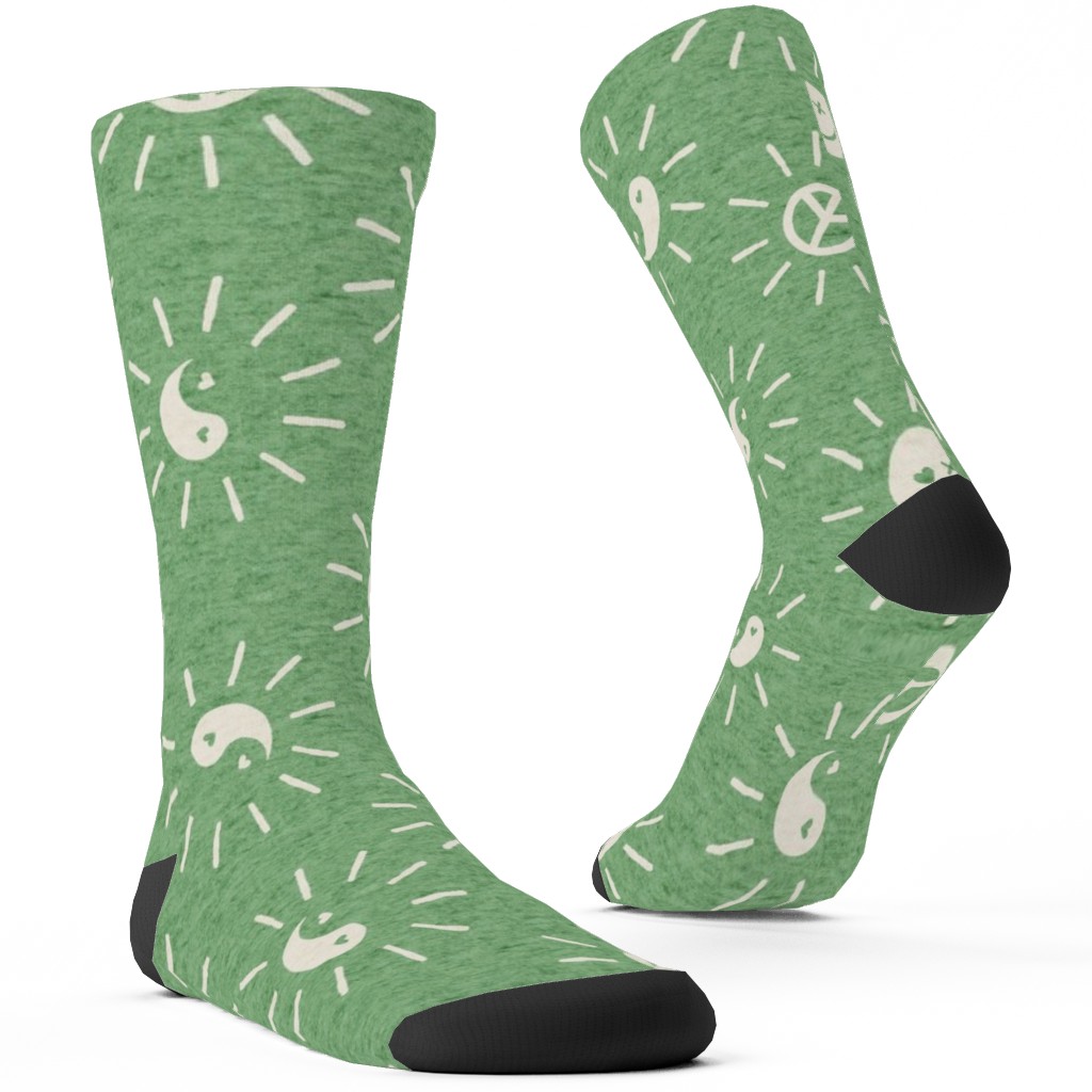 Cool Vibes Custom Socks, Green