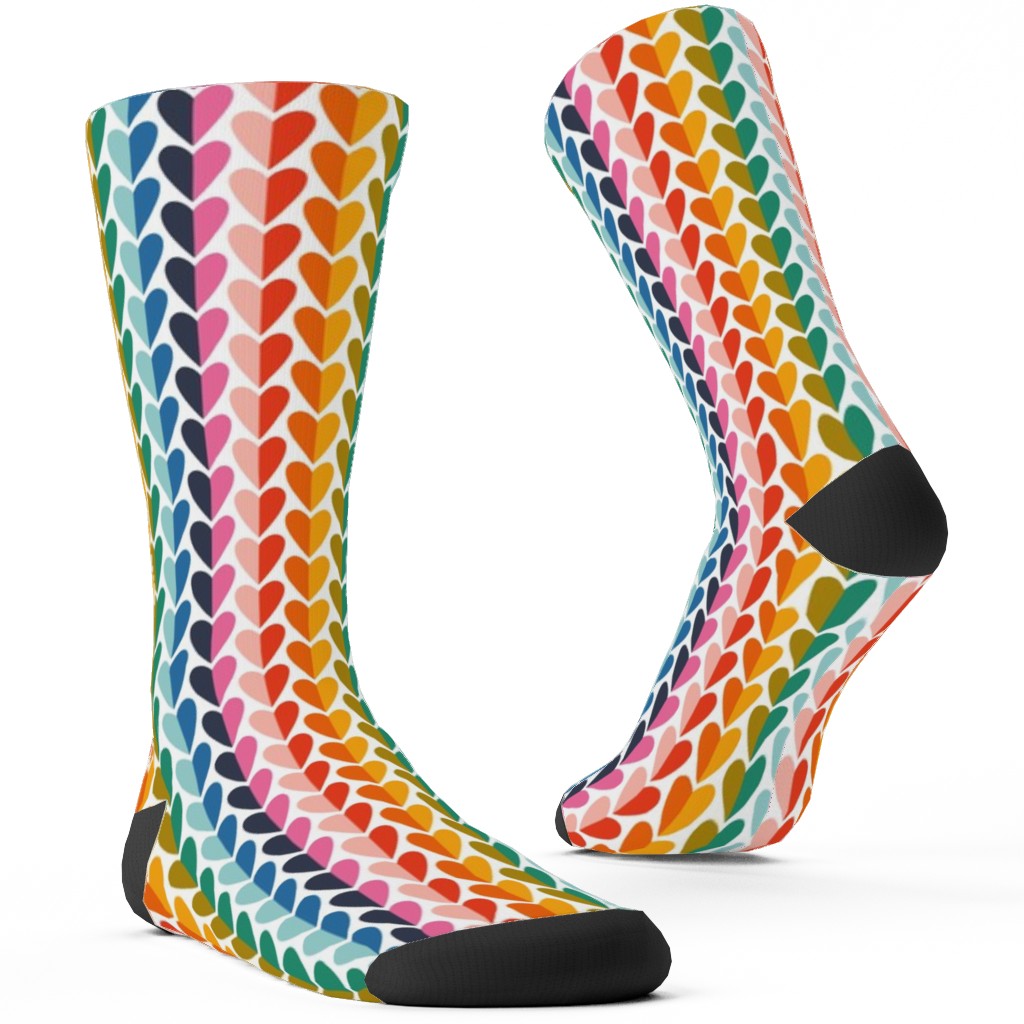 Rainbow of Love - Multi Custom Socks, Multicolor