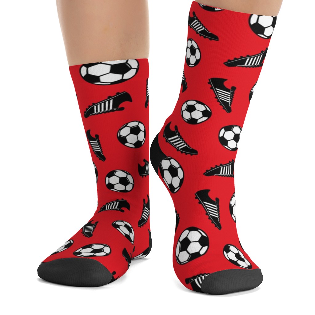 Soccer Balls and Cleats Custom Socks Shutterfly