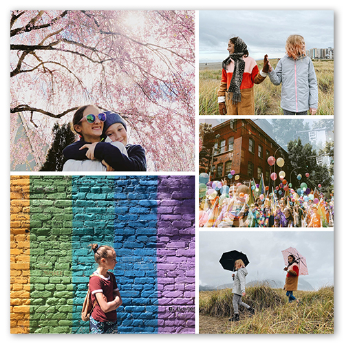 Gallery of Five, -12x12-Multicolor