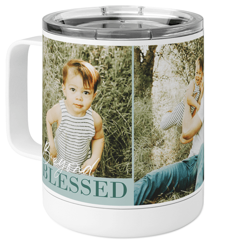 Beyond Blessed Stainless Steel Mug, 10oz, Green
