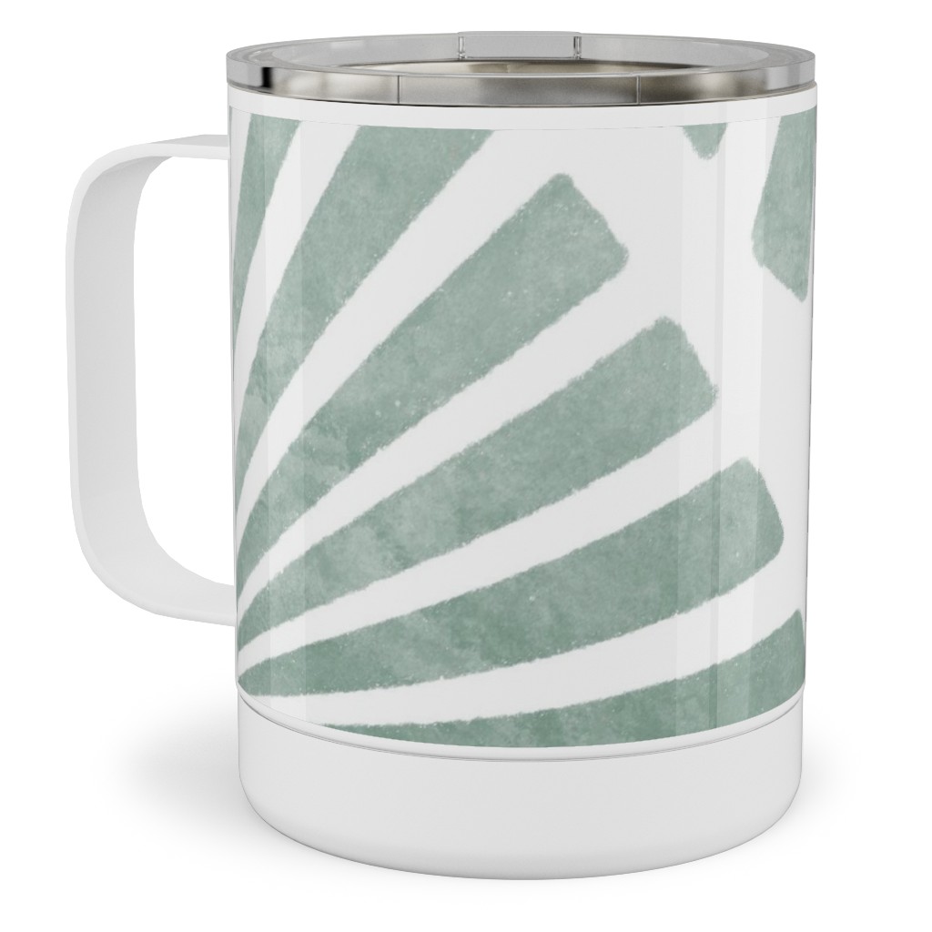 Laguna - Green Stainless Steel Mug, 10oz, Green, Classic Green