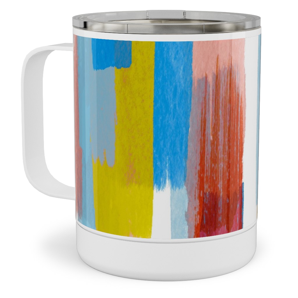 Summer Memories - Multi Stainless Steel Mug, 10oz, Multicolor