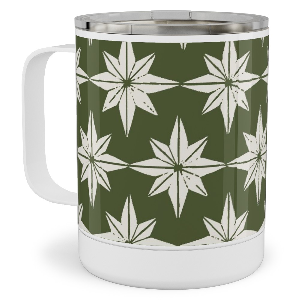Green Christmas Mugs
