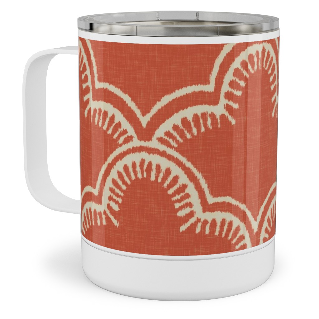 Tangier Stainless Steel Mug, 10oz, Orange