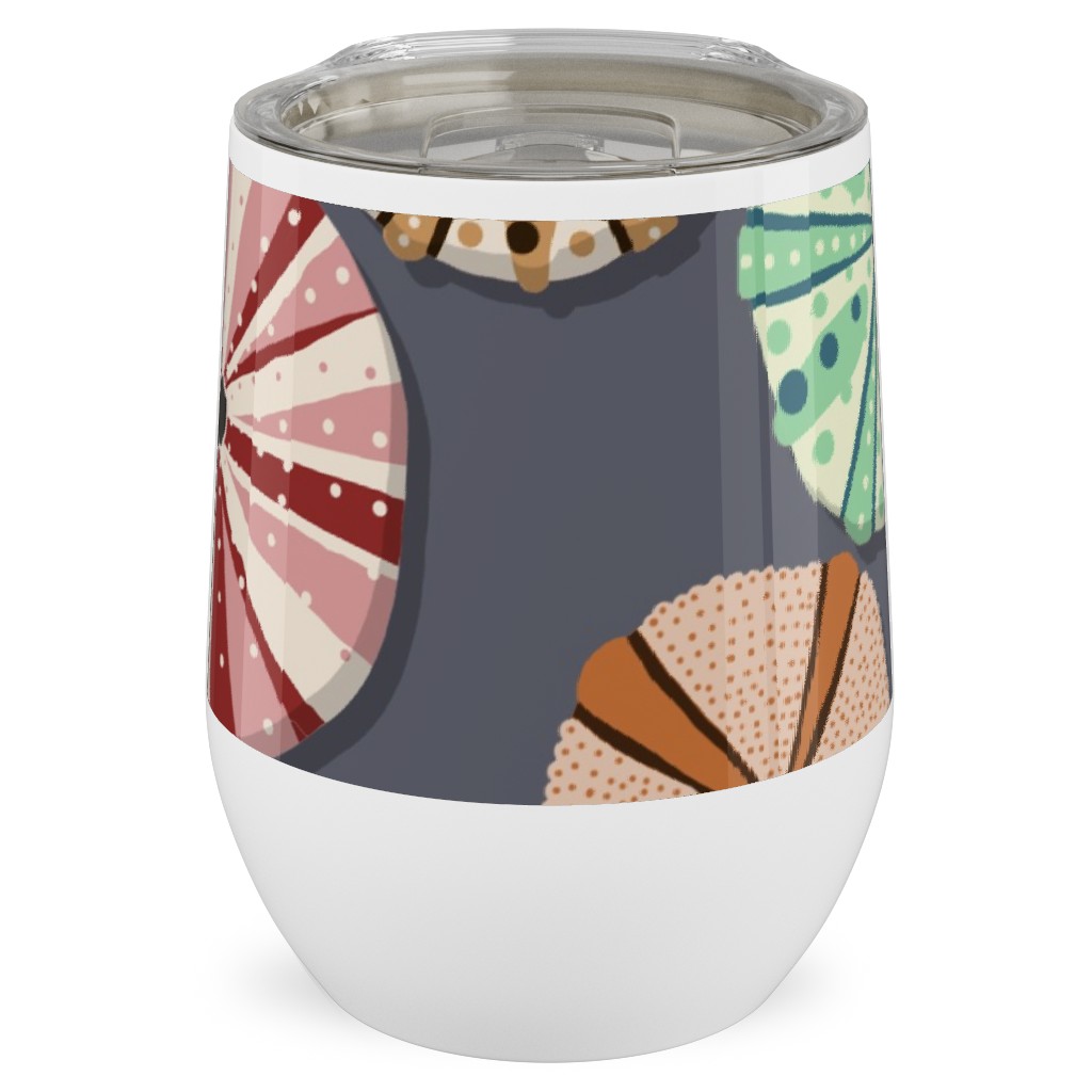 Sea Urchins - Multi Stainless Steel Travel Tumbler, 12oz, Multicolor