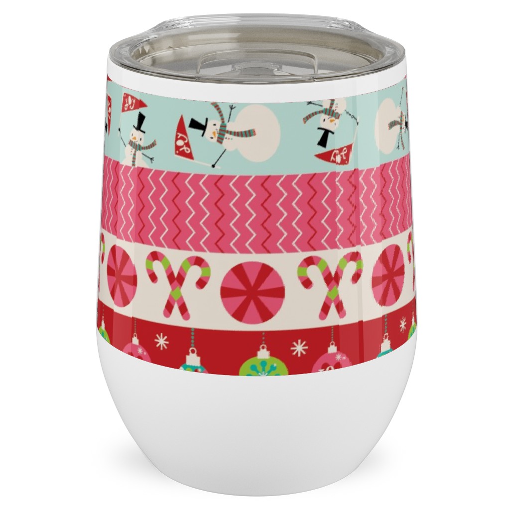 Washi Christmas Travel Tumbler