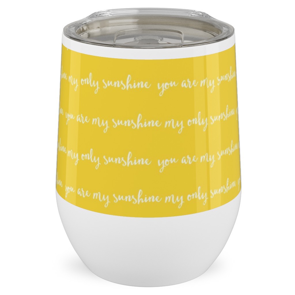 Yellow Stainless Steel Tumblers