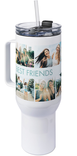 Gallery of Eight Grid 40oz Tumbler with Handle, 40oz, Multicolor