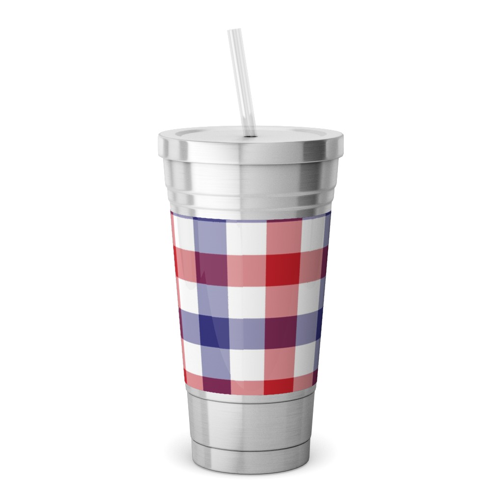 Personalized 24 oz Acrylic Tumbler with Straw - The White Invite