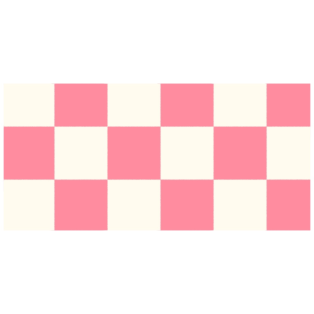 Checkered (Pink & White Pattern) Water Bottle