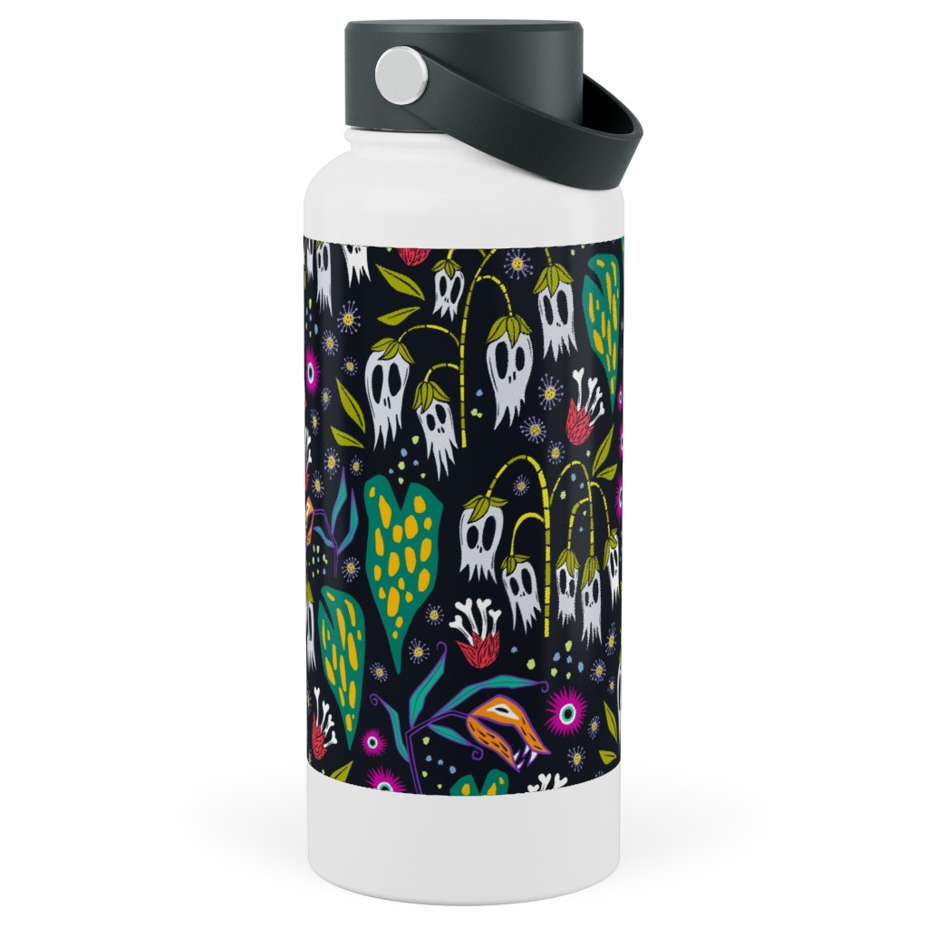 the Odd Garden - Multi Stainless Steel Wide Mouth Water Bottle, 30oz, Wide Mouth, Multicolor