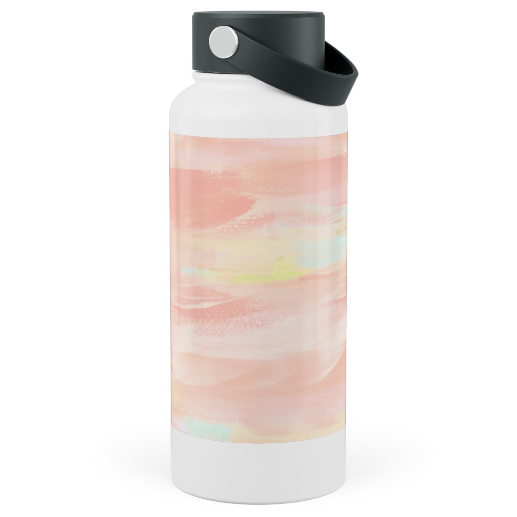 Paint Dabs - Peach Stainless Steel Wide Mouth Water Bottle | Shutterfly