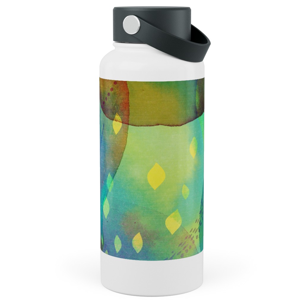 Daydreaming Stainless Steel Wide Mouth Water Bottle, 30oz, Wide Mouth, Multicolor