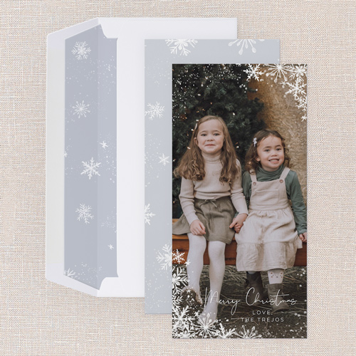 Snowflake Symphony 5x7 Stationery Card by Yours Truly | Shutterfly