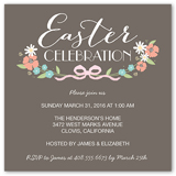 blessings bow easter invitation 5x5 flat