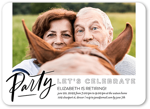Retirement Party Invites