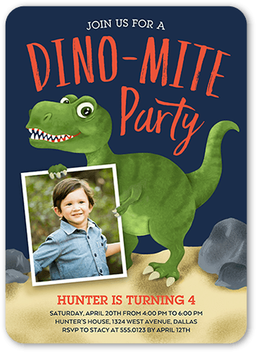 Blue Birthday Invitations For Kids