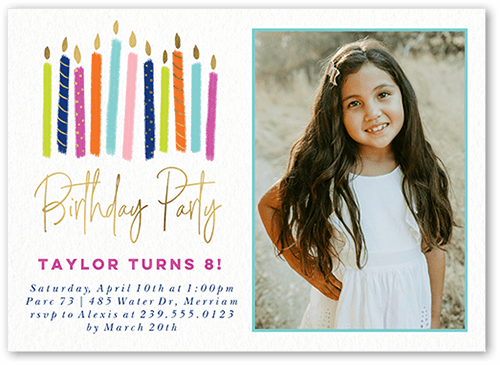 Pink Party Invitations