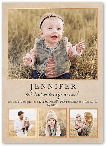 Birthday Beige Cards
