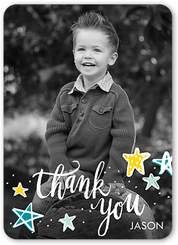 Blue Thank You Cards