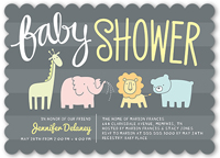 Animal Baby Shower Invitations Shutterfly