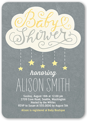 star baby shower invitations